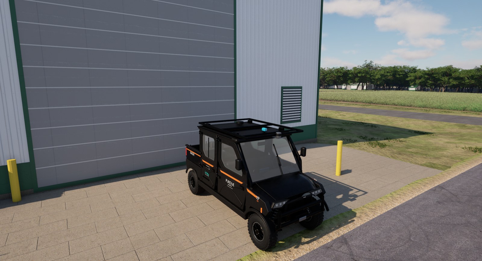 The Polaris at the default start position